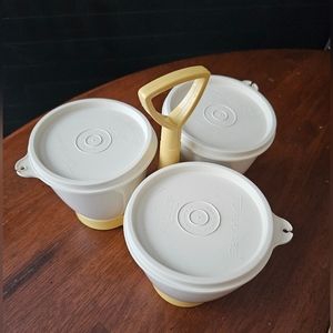 Tupperware condiment set Vintage  Picnics and Parties holiday